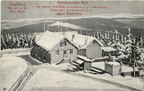 Inselsberg, Preussischer Hof - Brotterode