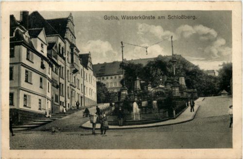 Gotha, Wasserkünste am Schlossberg