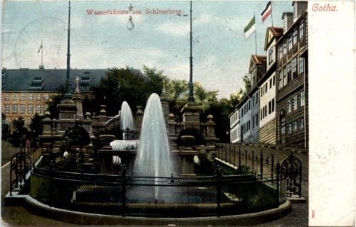Gotha, Wasserkünste am Schlossberg