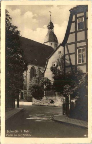Schmölln/Thür. Partie an der Kirche