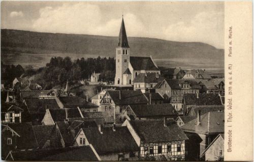 Brotterode, Partie m. Kirche
