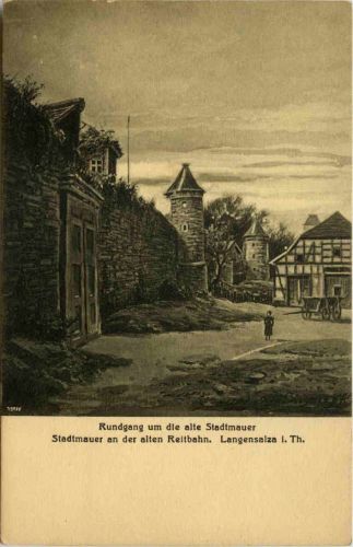 Langensalza, Rundgang um die alte Stadtmauer