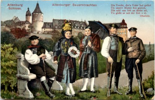 Altenburg, Schloss, Altenburger Bauerntrachten