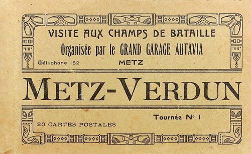 Booklet Metz - Verdun - 19 CPA