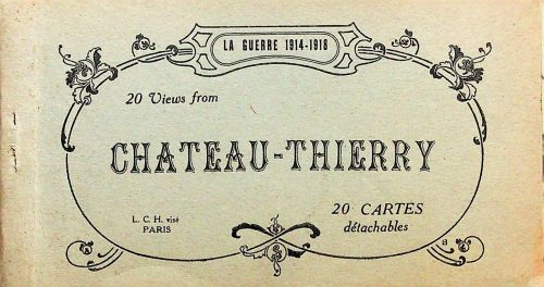 Booklet Chateau Thierry - 20 CPA