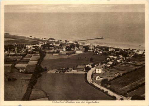 Seebad Dahme aus der Vogelschau