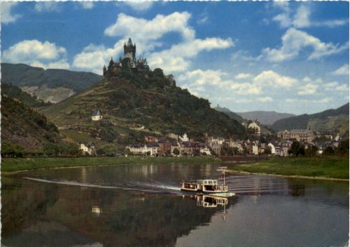 Mosel, Cochem mit Burg Cochem