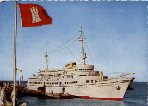 Hamburg, Seebäderschiff Wappen von Hamburg