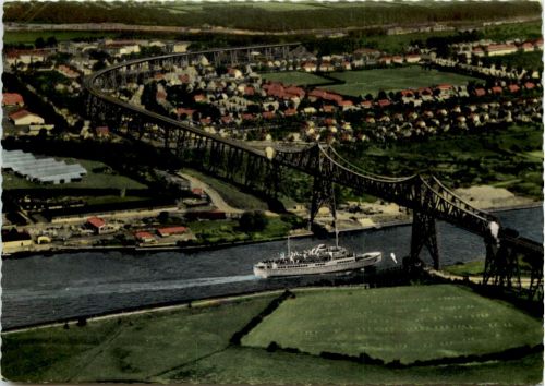 Rendsburg, Blick auf die Hochbrücke