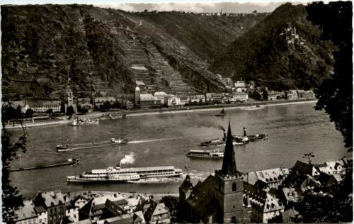 St. Goar mit Blick nach St. Goarshausen