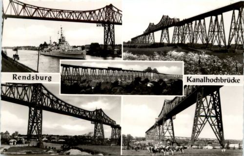 Rendsburg, Kanalhochbrücke, div. Bilder