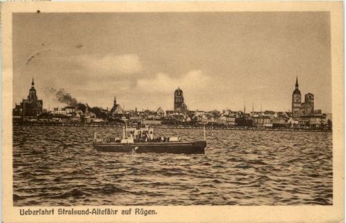 Überfahrt Stralsund-Altefähr auf Rügen