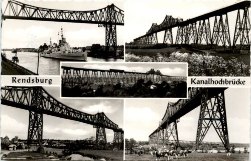 Rendsburg, Kanalhochbrücke, div. Bilder