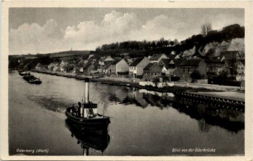 Oderberg i. Mark, Blick von der Oderbrücke
