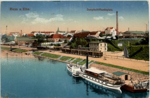 Riesa an der Elbe, Dampfschifflandeplatz