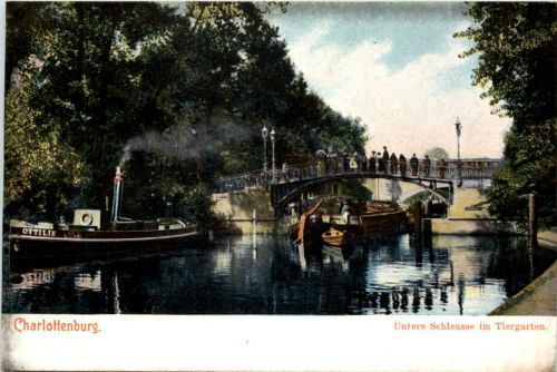 Charlottenburg, Untere Schleusse im Tiergarten