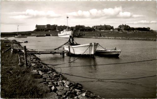 Hallig Oland, Hafenschleuse