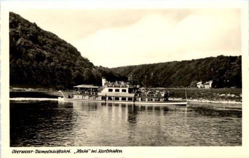 Karlshafen a d Weser - Oberweser-Dampfschiffahrt Hecht