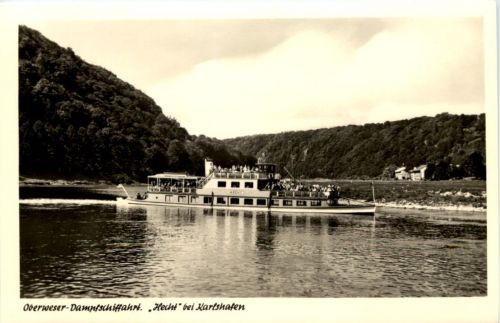 Karlshafen a d Weser - Oberweser-Dampfschiffahrt Hecht