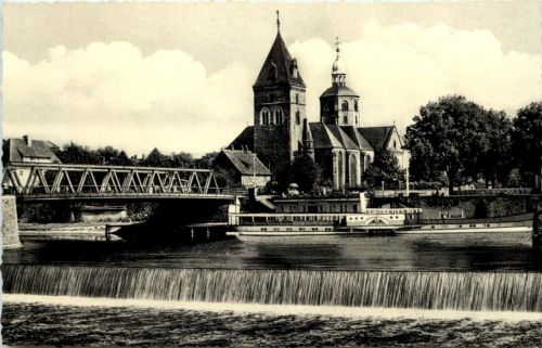 Hameln a d Weser, Weserbrücke und Münster