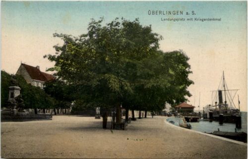 Überlingen, Landungsplatz mit Kriegerdenkmal