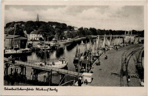 Seebad Eckernförde, Blick auf Borby
