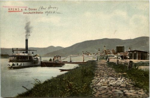 Krems a d Donau, Dampfschiffstation