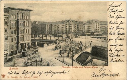 Berlin, Herkules-Brücke und Lützow-Platz