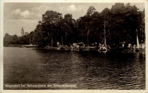 Negerdorf bei Schwarzhorn am Scharmützelsee