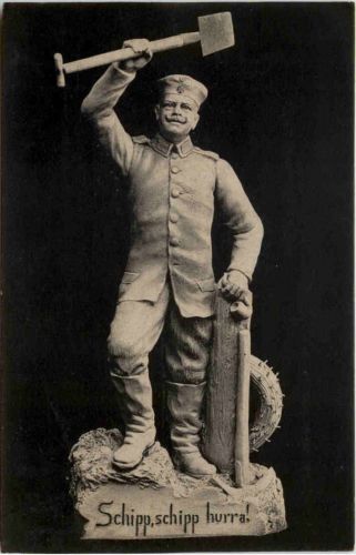 Schipp, Schipp hurra! Feldpost Landsturm Armierungs Bataillon 83