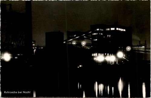 Ruhrzeche bei Nacht