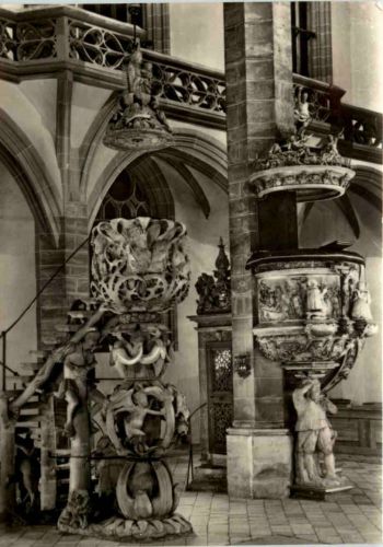 Freiberg, Dom, Tulpenkanzel