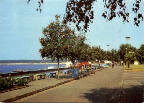 Frankfurt Oder, Naherholungsgebiet Helene-See, Strandpromenade