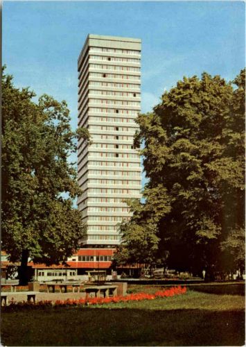 Frankfurt Oder, Hochhaus am Platz der Republik