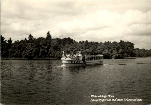 Rheinsberg (Mark), Dampferpartie auf dem Grienericksee