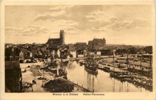 Wismar a.d.Ostsee, Hafen-Promenade