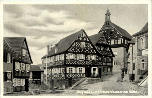 Burgkunstadt, Fachwerkhäuser am Rathaus