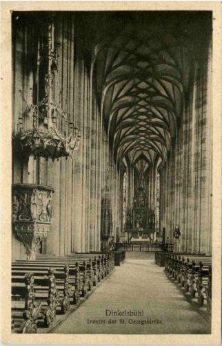Dinkelsbühl, Inneres der St. Georgskirche