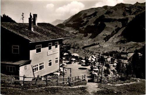 Blick von der Bühlalpe auf Mittelberg