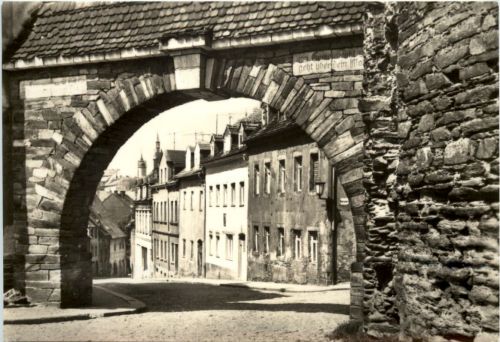 Freiberg, Donatstor und Donatsgasse