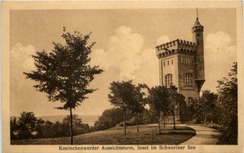 Insel im Schweriner See, Kaninchenwerder Aussichtsturm