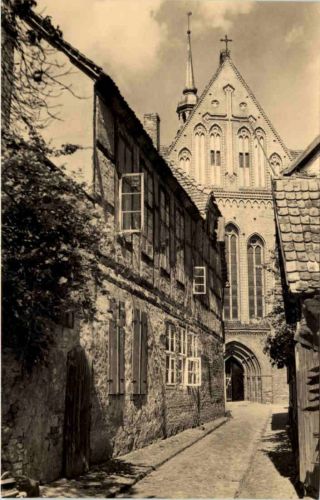 Güstrow, Alter Winkel mit Blick auf den Dom