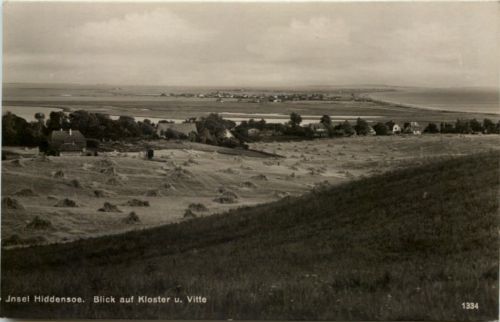 Insel Hiddensee, Blick auf Kloster u. Vitte