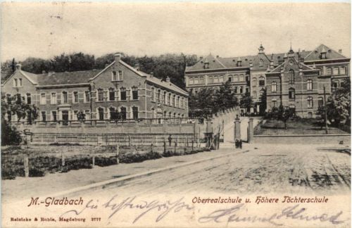 Mönchengladbach, Oberrealschule u. Höhere Töchterschule