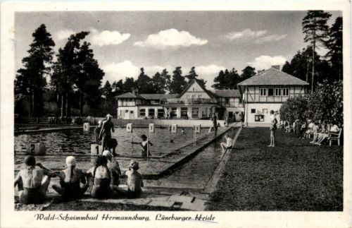 Lüneburger Heide, Wald-Schwimmbad Hermannsburg
