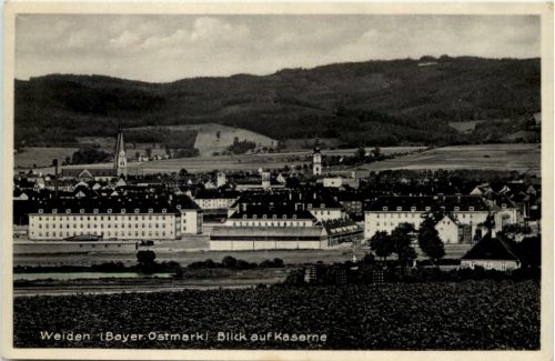 Weiden, Blick auf Kaserne