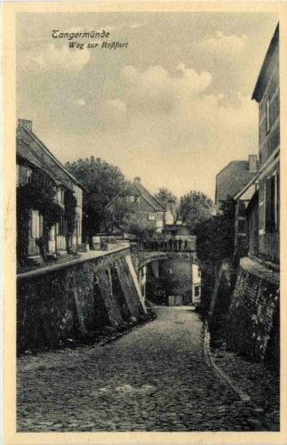 Tangermünde, Weg zur Rossfurt