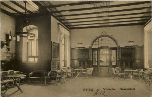 Belzig, Vorhalle Sanatorium