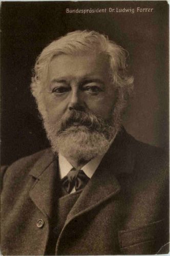 Bundespräsident Dr. Ludwig Forrer
