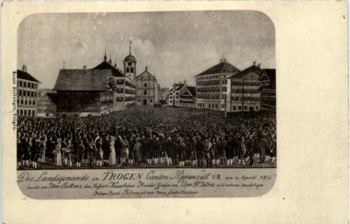 Die Landsgemeinde in Trogen 1814
